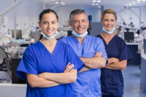 Team of dentists at a multi-specialty dental practice 